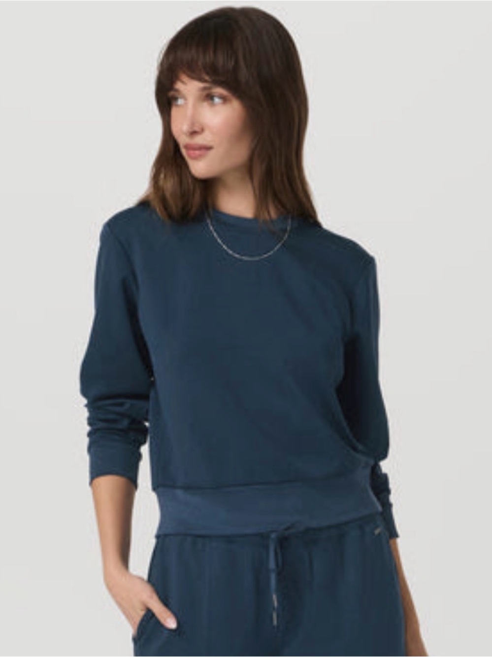Vuori Ocean Blue Compose Crew Sweatshirt
